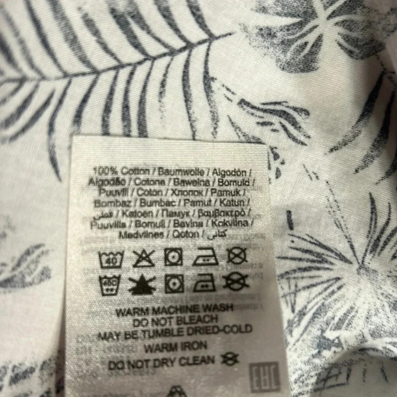 Jack&Jones Tropical print cotton shirt , NWT, resortwear,beach ,coastal - Picture 11 of 12
